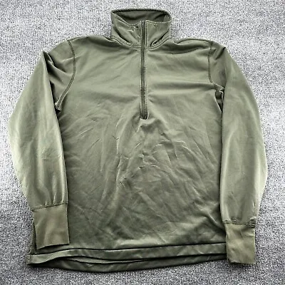US Military Shirt Mens Large Sleeping Heat Retentive Moisture Resistant 1/2 Zip • $17.99