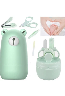 £7.99 • Buy Baby Nail Clipper, Baby Nail Scissors, 4 In 1 Baby Nail Care Set, Manicure Set