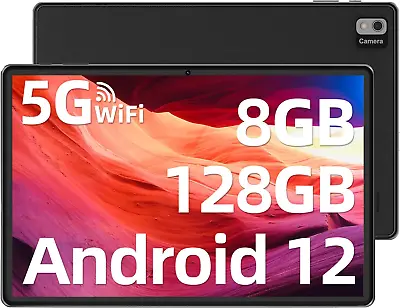 10  Tablet Android 12 Tablets 8+128GB Quad-Core T618 Tablet Dual Camera 6000mah • $99