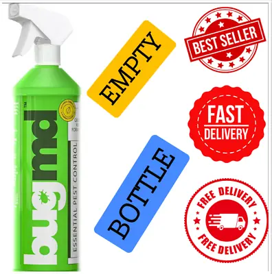 BugMD Empty Refillable Spray Bottle Pest Control Essential Oil Concentrate 32oz • $23.99