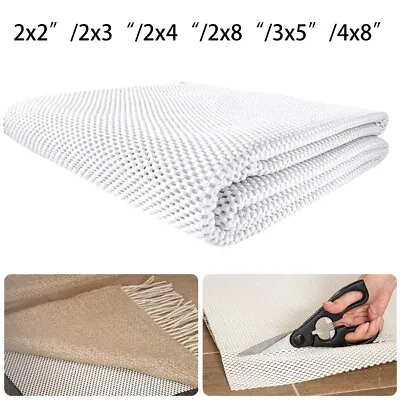£50.81 • Buy Rug Pad Carpet Base Non-Slip PVC For Futon Tablecloth Couch Cushions Mattresses