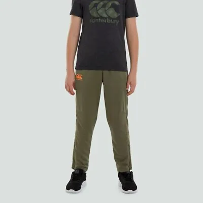 Canterbury Boys Vapodri Poly Knit Pants JM Green Large QA004777 Brand New Tags • £12.95