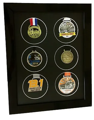 Medals Display Frame For 6 Sports Running Virtual Event Medals • £29.99