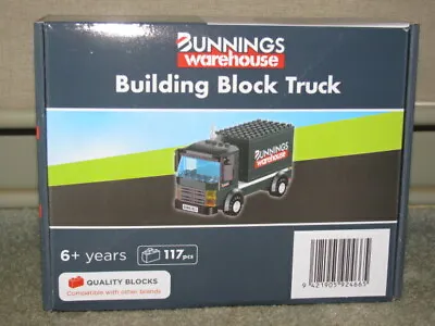 BUNNINGS WAREHOUSE  Buildiing Block Truck  117 Pcs BNIB Melb  • $49.95