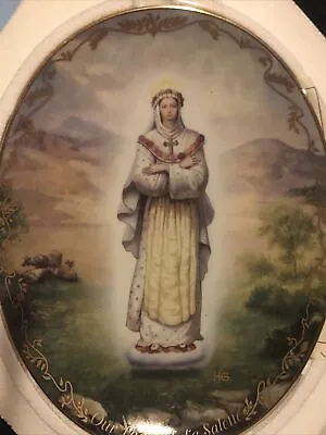 Our Lady Of La Salette 1994 Bradford Exchange Visions Of Our Lady Plate #7 • $39.95