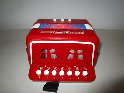 Schylling Accordion Little Red Musical Instrument Child Size Vintage Toy • $12.99