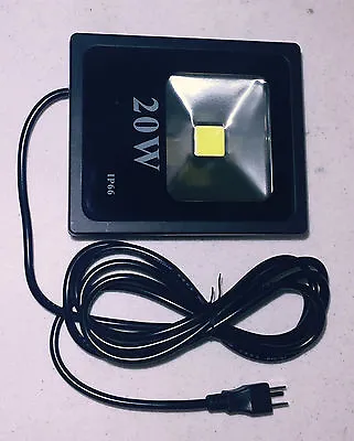 Aquarium LED Reef Light 20W 10000K White (Metal Halide Alt. Lamp) Flood Coral MH • $43.95