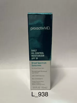 New ProactivMD Proactiv MD Daily Oil Control TRAVEL SIZE SPF 30 0.5oz  “READ” • $17.99