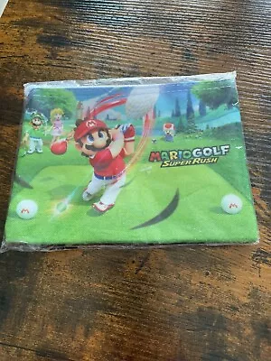 Mario Golf Super Rush Target Exclusive ZIP Pencil POUCH ~ NEW / SEALED • $7.99