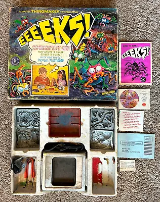Mattel Thingmaker Eeeeks! Vintage 1968 Set Icky Sillies Slinkers Slithers Creepy • $39.99