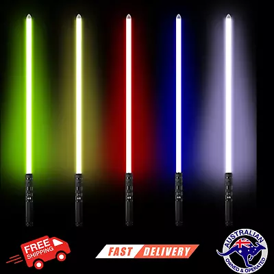 Metal Lightsaber Laser Saber Heavy Duty Sword RGB LED Pixel Smooth Swing AU • $134.99