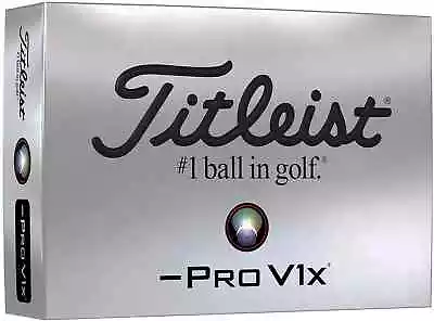 NEW Titleist Pro V1x Left Dash Golf Balls - White - Free Shipping • $39.99