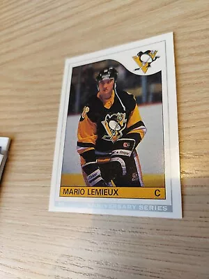 1992 O-Pee-Chee Anniversary Mario Lemieux #9 Rookie Card RC Pittsburg Penguins  • $9.80