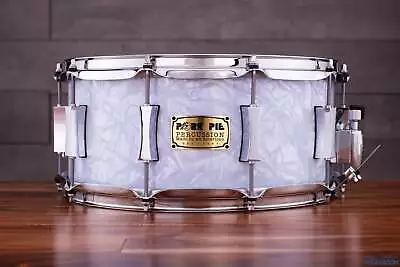 Pork Pie 14 X 6.5 Maple Snare Drum Vintage Sky Blue • $558.26