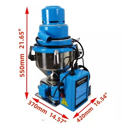 300kg/hr Suction Plastic Particle Feeder Auto Vacuum Feeder 220V Carbon Brush • $292.34