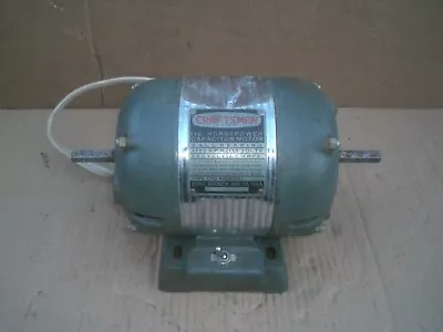 Vintage Craftsman 1/2 HP Dual Shaft Electric Motor   115V  1750 RPM • $65