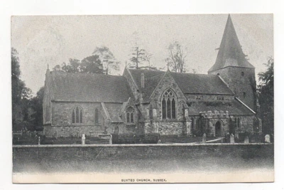 £2.49 • Buy Buxted Church, Sussex, Postcard By Homewood Of Burgess Hill, Posted 1905