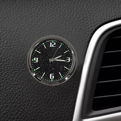 Luminous Car Stick On Digital Watch Diamond Quartz Clock Car Accessories • $2.99