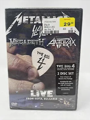 The Big 4 Live Sofia Bulgaria Dvd Sealed METALLICA MEGADEATH Anthrax Slayer New • $72