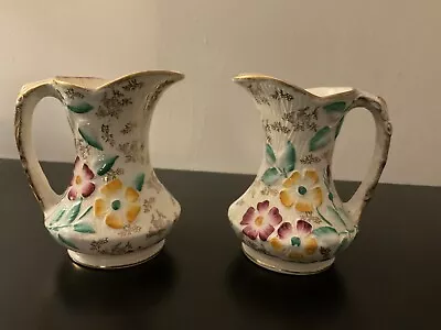 Pair Of Vintage James Kent Jugs In Floral Pattern 5145 • £9.99