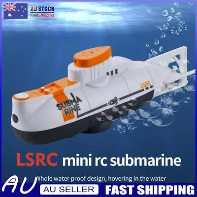 RC Submarine Ship Model 6CH Remote Control Diving Boat Electric Toy (White) • $29.49