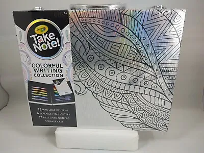 Crayola Take Note Colorful Writing Art Case Bullet Journal Supplies Gift • $18.88