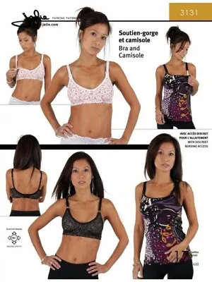 Jalie Sewing Pattern 3131 Bra & Camisole Women 17 Sizes • £20.98