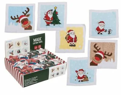 £3.99 • Buy Father Christmas Santa Magic Flannel Face Towel Cloth Kids Bath Wash Gift Travel