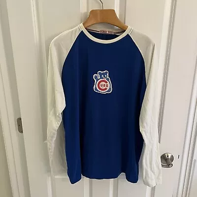 Moonlight Graham Chicago Cubs MLB Baseball Shirt Tee Men L Cubbie Vintage Logo • $26.69