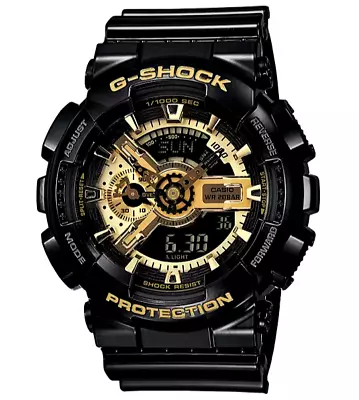 Classical Casio Gshock Ga110gb-1a Men Watch Black&gold Free Express Post • $159.90