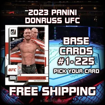 2023 Panini Donruss UFC Base Cards #1-225 - Pick Your Card - Free Shipping • $0.99