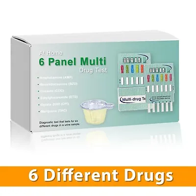 (10 Pack) 6-Panel Drug Test Dip Card Accurate & Efficient Results • $59.96