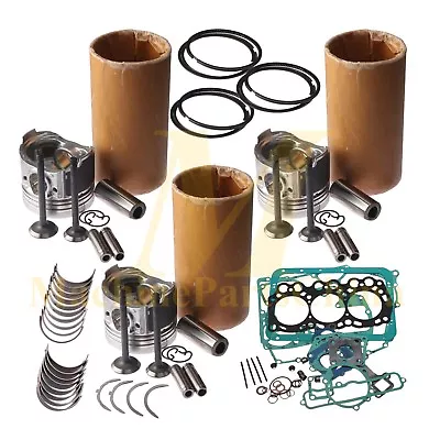 L3E Overhaul Rebuild Kit For Mitsubishi Engine HANIX H22B Excavator • $537.60