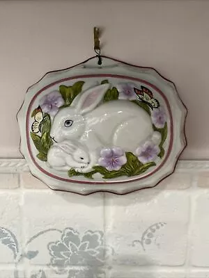 Le Cordon Bleu The Franklin Mint Rabbit Bunny Jello Mold Wall Hanging 1986 • $10