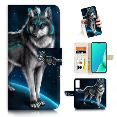 ( For Optus X Sight 2 ) Wallet Flip Case Cover AJ23483 Spirit Wolf • $12.99