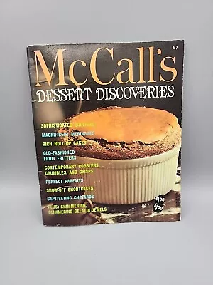 Vintage McCalls Dessert Discoveries  Recipe Booklet 1974 M7 Softbound • $9.97