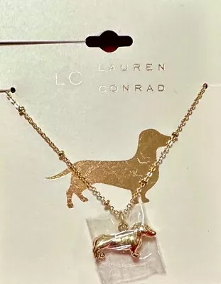 Dachshund Pendant W/chain By Lauren Conrad New • $9