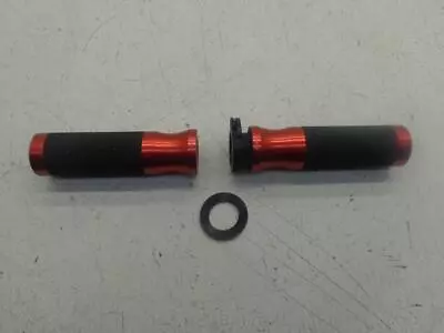 Rizoma Urlo RS 7/8  CNC ALUMINUM GRIP GRIPS RED BUELL HONDA KAWASAKI YAMAHA • $28.95