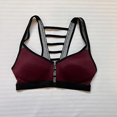 PINK  Victorias Secret Ultimate Push Up Sz S Sports Bra Yoga Gym Activewear • $23