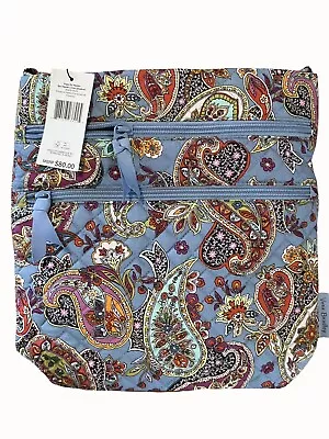 NWT Vera Bradley Triple Zip Hipster Crossbody Bag Provence Paisley /SRP$80 • $55