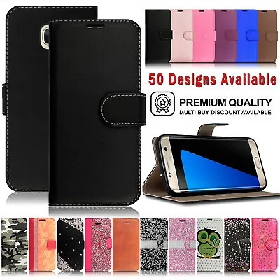 £3.99 • Buy Case For Samsung Galaxy S7 Edge Leather Flip Magnetic Card Holder Wallet Cover