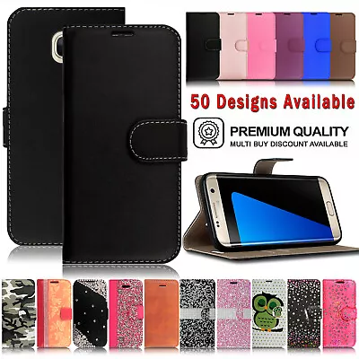 £3.99 • Buy Case For Samsung Galaxy S7 Edge Leather Flip Magnetic Card Holder Wallet Cover