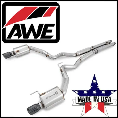 AWE Touring Edition Cat-Back Exhaust System Fits 2015-217 Ford Mustang GT 5.0L • $1695