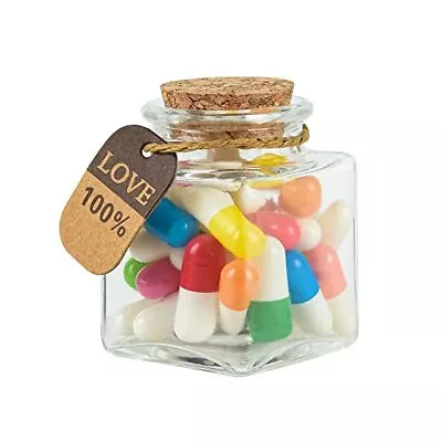 25 Pcs Love Capsules Message In A Glass Bottle For Birthday Valentines • $11.99