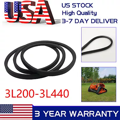 Quality Industrial & Lawn Mower 3L V-Belt -3/8 Made With Kevlar Multiple Lengths • $11.51