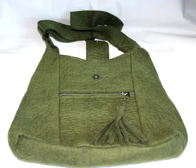 15  X 12  Felted Wool Bag  Made In Nepal • $14.99