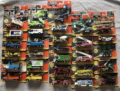 Matchbox Working Rigs 30+ Variations Rare Vehicles Available Build Your Own Lot • $10.99