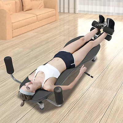 Inversion Traction Table Back Stretch Decompression Bench 150kg Load Capacity • $123.50