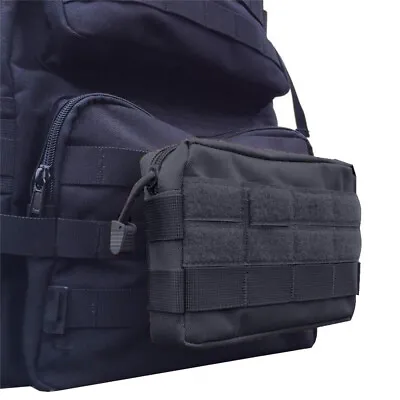 Utility Tactical Molle Pouch EDC Multi-purpose Belt Waist Pack Bag Phone Pocket • $9.99