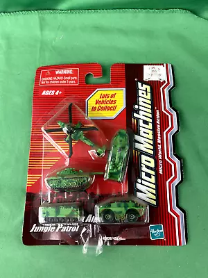 Vintage Hasbro Micro Machines Toy Vehicles Jungle Patrol 5 Piece Set • $27.99